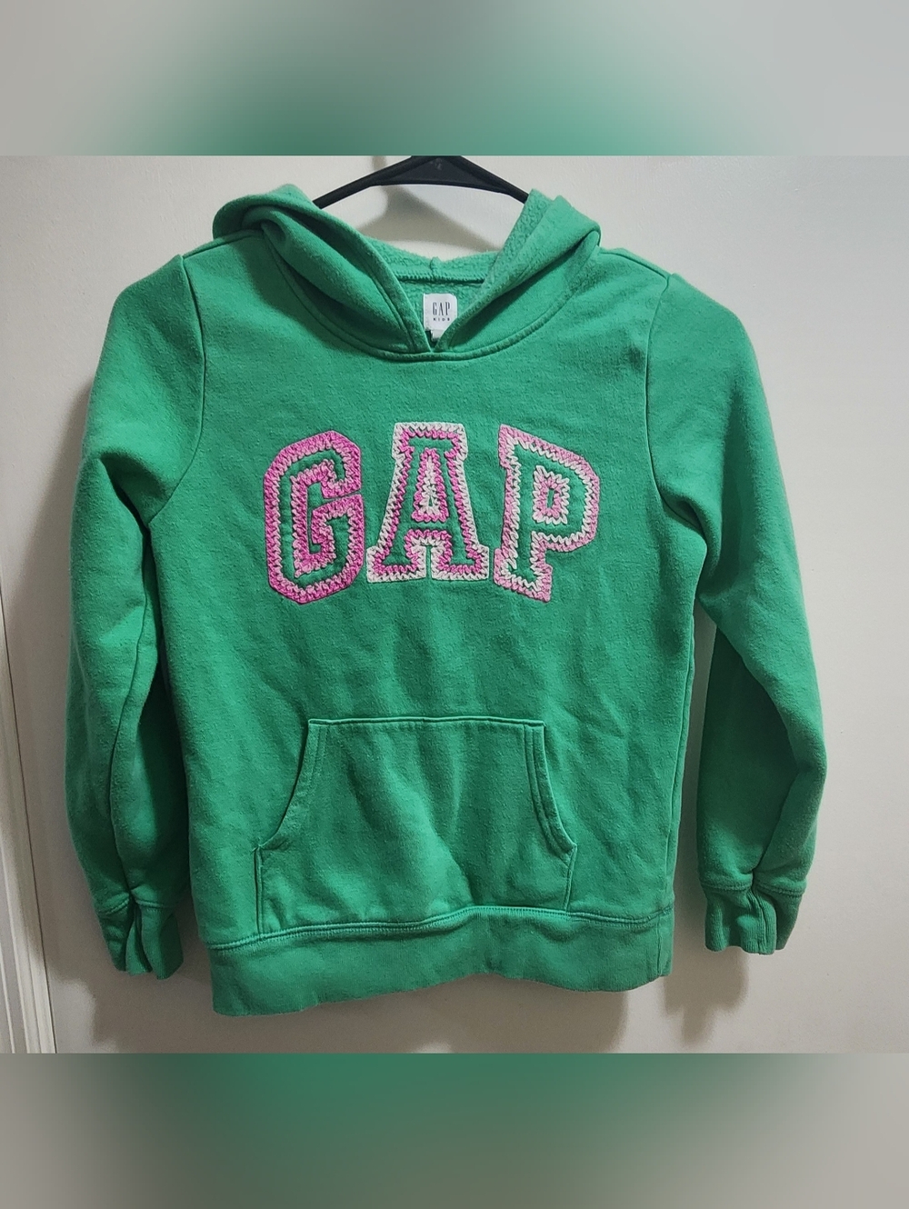 GAP Kids Green Logo Hoodie Size L 10